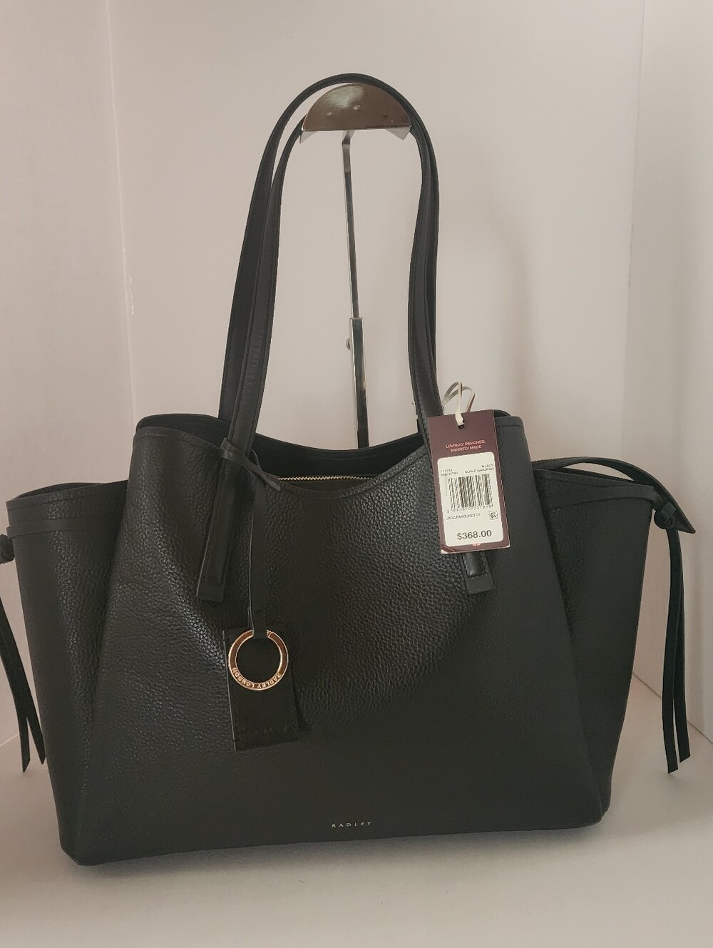 NWT RADLEY LONDON Blake Gardens Large Leather Ziptop Tote Bag
